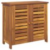 vidaXL Garden Cabinet Natural 75 x 35 x 70cm Solid Acacia Wood