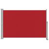 vidaXL Patio Retractable Side Awning 160x300 cm Red