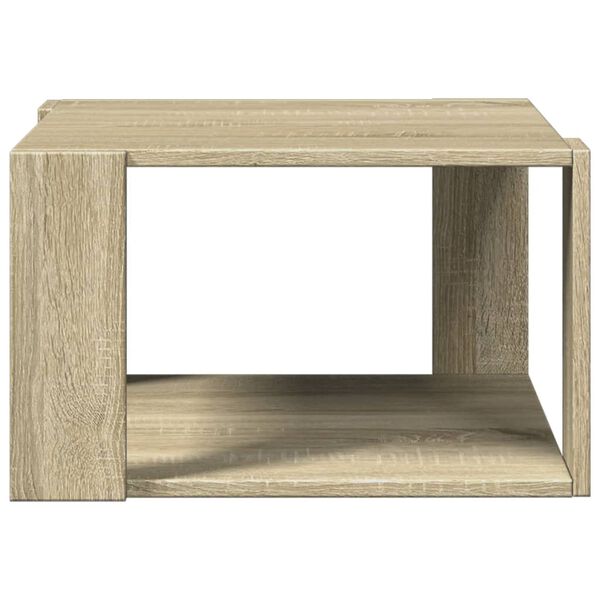 vidaXL Coffee Table Sonoma Oak 51.5x51.5x30 cm Engineered Wood