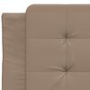 vidaXL Bed Frame without Mattress "Zadar" Cappuccino 80x200 cm Faux Leather