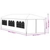 vidaXL Party Tent 3x9 m White