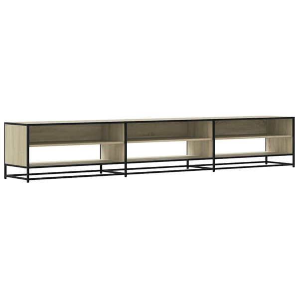 vidaXL TV Cabinet Sonoma Oak 270x40x46 cm Engineered Wood