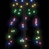 vidaXL LED Christmas Tree with 390 LEDs Multicolour 250 cm Iron