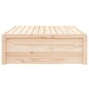 vidaXL Garden Footstool 120x80 cm Solid Wood Pine