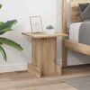 vidaXL End Table Artisan Oak 35.5 x 35 x 40 cm Engineered Wood
