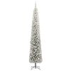 vidaXL Artificial Christmas Tree with 300 LEDs with Stand Green 270 cm