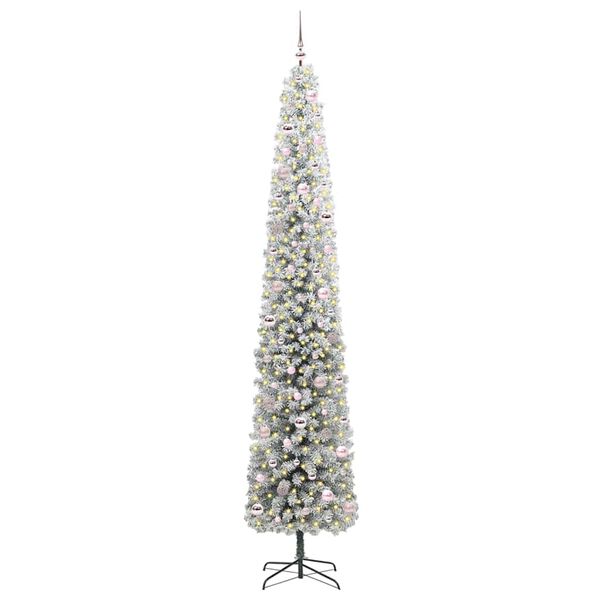 vidaXL Artificial Christmas Tree with 300 LEDs with Stand Green 270 cm