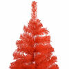 vidaXL Artificial Pre-lit Christmas Tree with Ball Set Red 180 cm PVC