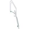 vidaXL 4-Step Dock Ladder Silver 58 x 77 x 166 cm Aluminium