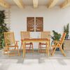 vidaXL 5 Piece Garden Dining Set Solid Wood Acacia