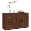 vidaXL Sideboard Brown Oak 100x33x59.5 cm Engineered Wood