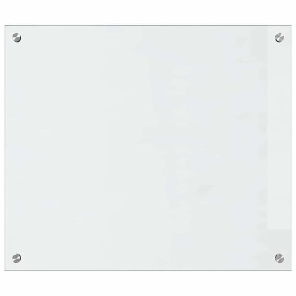 vidaXL Kitchen Backsplash 2 pcs Transparent 70 x 60 cm Tempered Glass