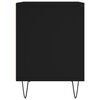vidaXL Bedside Cabinets 2 pcs Black 40x35x50 cm Engineered Wood