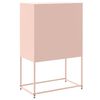 vidaXL Sideboard Pink 68.5x38.5x107 cm Steel
