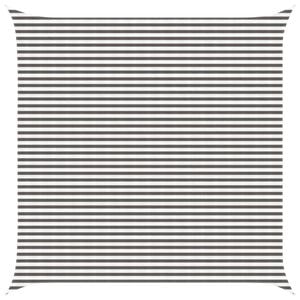 vidaXL Sunshade Sail Light Grey and White 4.5 x 4.5 m HDPE