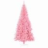 vidaXL Christmas Tree with 300 LEDs with Stand Pink 180 cm PVC