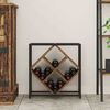 vidaXL Wine Rack Old Wood 51 x 18 x 52.5 cm Engineered Wood