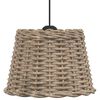 vidaXL Ceiling Lamp Shade Brown &Oslash;30x20 cm Wicker