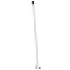 vidaXL Awning Post Set White 450x245 cm Iron