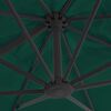 vidaXL Cantilever Garden Parasol with Aluminium Pole Green 300x300 cm