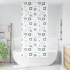 vidaXL Shower Roller Blind 110x240 cm Fabric Width 106 cm