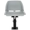 vidaXL Boat Seat with Pedestal Height Adjustable 360&deg; Rotatable