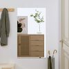 vidaXL Wall Mirror 50x80 cm Glass Rectangle