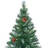 vidaXL Artificial Christmas Tree with Stand Green 180 cm PVC and Steel