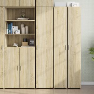vidaXL Highboard Sonoma Oak 40x42,5x185 cm Engineered Wood