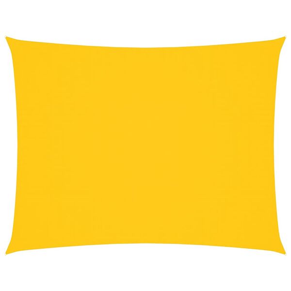 vidaXL Sunshade Sail Oxford Fabric Rectangular 5x6 m Yellow