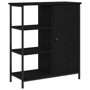 vidaXL Sideboard Black Oak 70 x 30 x 80 cm