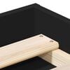 vidaXL Bed Frame without Mattress Black 120x190 cm Small Double Small Double