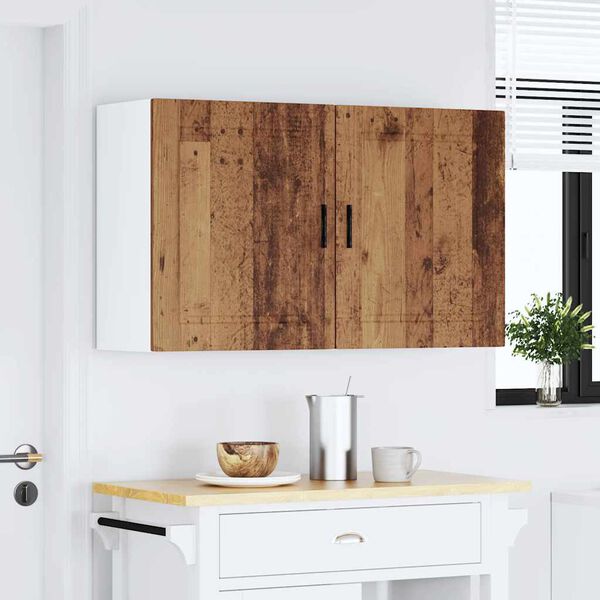 vidaXL Kitchen Wall Cabinets 2 pcs&nbsp;Porto Old Wood Engineered Wood