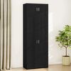 vidaXL Storage Cabinet 3 pcs Black Oak