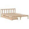 vidaXL Bed Frame without Mattress 120x200 cm Solid Wood Pine