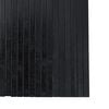 vidaXL Room Divider Black Width 250 cm Height 165 cm Bamboo