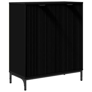 vidaXL Sideboard Black 69.5 x 33 x 82 cm Engineered Wood