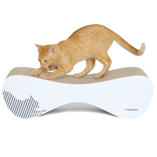 MyKotty Cat Scratcher VIGO 71x25x21 cm White 3084