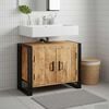 vidaXL Sink cabinet with Shelf Brown 71 x 33 x 58 cm Solid Mango Wood
