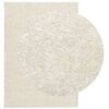 vidaXL Rug ISTAN High Pile Shiny Look Cream 140x200 cm