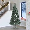vidaXL Artificial Pre-lit Christmas Tree with Ball Set Green 240 cm