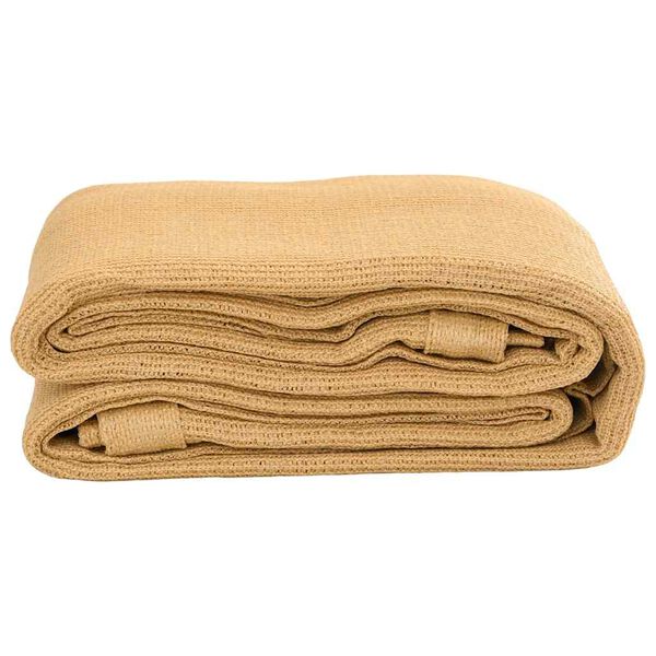 vidaXL Tent Carpet Sand 300x400 cm HDPE