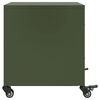 vidaXL Bedside Cabinets 2 pcs Olive Green 36x39x43.5 cm Steel
