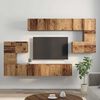 vidaXL TV Cabinet Set Wall-mounted 10 pcs Old Wood Engineered Wood