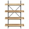 vidaXL Bookcase 4-Tier Sonoma Oak 100x33x145.5 cm Engineered Wood