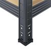 vidaXL 5-Layer Storage Shelves 2 pcs Anthracite Steel&Engineered Wood