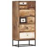 vidaXL Drawer Cabinet 45x30x105 cm Solid Reclaimed Wood