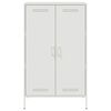 vidaXL Highboard White 68x39x113 cm Steel