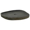 vidaXL Wall Hung Basin Grey (38-45) x (30-35) x 15 cm River stone