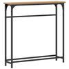 vidaXL Console Table Artisan Oak 75 x 19.5 x 75 cm Engineered Wood